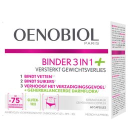 Oenobiol Binder 3en1+ | Gewichtsverlies | Eetlustremmer en metabolisme