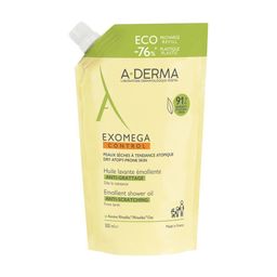 A-Derma Exomega Control Emolliërende anti-jeuk Wasolie | Droge huid met neiging tot atopisch eczeem Refill