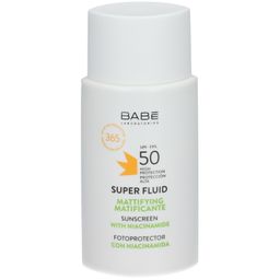 BABÉ Super Fluid Mattifying Sunscreen with Niacinamide SPF50