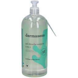 Dermasens Gel Douche Surgras 3 en 1 Parfum Cèdre blanc
