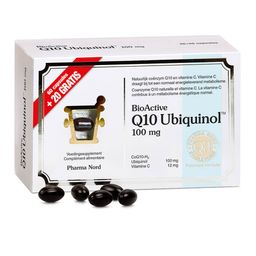 Pharma Nord BioActive Q10 100mg 60 + 20 capsules GRATIS | ubiquinol | Energie