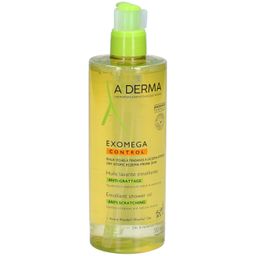 A-Derma Exomega Control Huile Lavante Emolliente anti-grattage | Peau sèche tendance à l'eczéma atopique