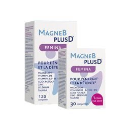 MagneBplusD® Femina | Magnésium, Vitamines B et Vitamine D