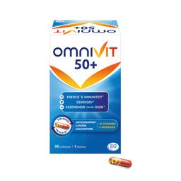 Omnivit 50+ | Multivitamine voor Energie, Immuniteit, Geheugen & Gezondheid van de Ogen