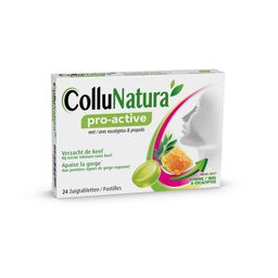 ColluNatura pro-active Keelpastilles | Verzacht de keel bij eerste tekenen van irritatie | Eucalyptus & Propolis