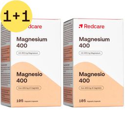Redcare Magnésium 400 | 1+1 GRATUIT
