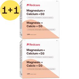 Redcare Magnesium + Calcium + D3 | 1+1 GRATIS