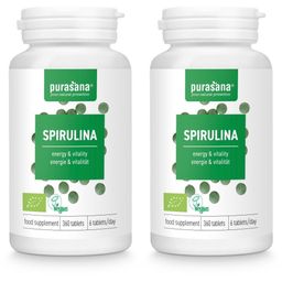 Purasana® Spirulina Bio 500 mg | 1+1 GRATUIT