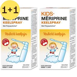 Kids-Meriprine Keelspray | Keelpijn en hoest | 1+1 GRATIS