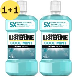Listerine® Cool Mint Zonder Alcohol| Mondwater voor Langdurig Frisse Adem