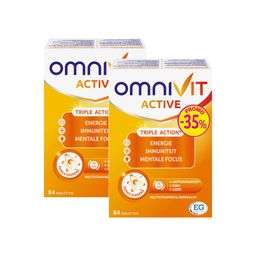 Omnivit Active Verlaagde Prijs | Multivitamine voor Energie, Immuniteit & Mentale Focus