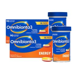 Omnibionta®3 Energie | Multivitaminetablet met vitamine B12, vitamine C & magnesium