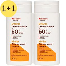 Redcare Crème solaire pour enfants, SPF 50+ | 1+1 GRATUIT