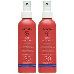 Apivita Bee Sun Safe Hydra Melting Ultra Light Face & Body Spray Marine Algae & Propolis SPF30 Duo