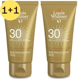 Louis Widmer Sun Protection Gezicht Anti-Aging SPF30 Zonder Parfum | 1+1 GRATIS