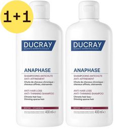 Ducray Anaphase+ Shampooing Complément Antichute de cheveux | Fortifie & revitalise | 1+1 GRATUIT