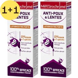 Mercurochrome Lotion Extra Forte Anti-Poux & Lentes | 1+1 GRATUIT