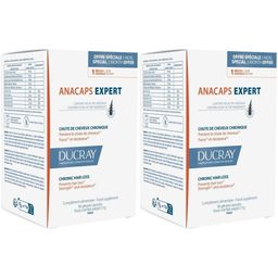 Ducray Anacaps Expert tegen Progressieve Haaruitval Voedingssupplement tegen chronische haaruitval