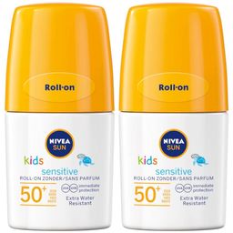 NIVEA SUN kids sensitive SPF 50+ Roll-On sans parfum