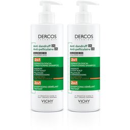 Dercos Anti-Pelliculaire DS 2en1 Shampooing Démêlant Traitant