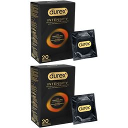 Durex Intensity Préservatifs Masculins | Sans Latex Ultra Fins Ultra Lubrifiés | Plus de Chaleur Corporelle Partagée*