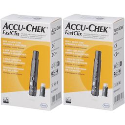 Accu-Chek FastClix AutoPiqueur + Cartouche de 6 Lancettes