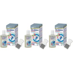 Silikom Once Shampooing | Anti-Poux et Lentes | Peigne à Poux Gratuit