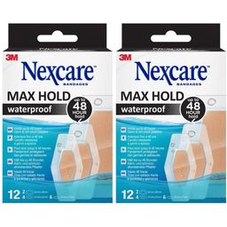 Nexcare™ Max Hold Waterbestendige Pleisters | Douchepleisters | Tot 48 uur volledige bescherming | Ademend | 3 maten