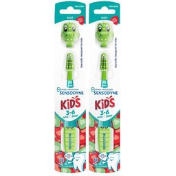 Sensodyne Proglasur Kids brosse à dents souple enfant | Nettoyage doux et efficace 3-6 ans