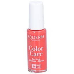 PODERM nagellak Tea Tree kleurverzorging nr. 273 Koraalrood