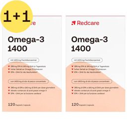 Redcare Omega-3 1400 | 1+1 GRATUIT