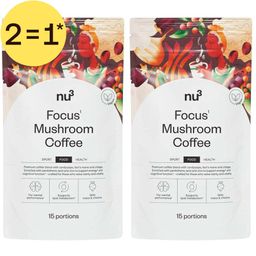 nu3 Focus1 Mushroom Coffee | 2=1*