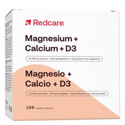 Redcare Magnesium + Calcium + D3