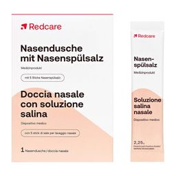 Douche nasale Redcare avec sel de rinçage nasal