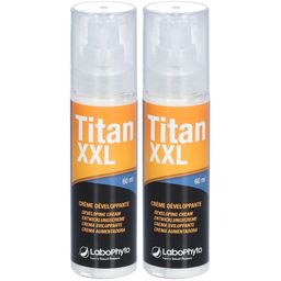TITAN GEL XXL CRÈME DÉVELOPPANTE - Gel pour usage intime. - fl 60 ml x2