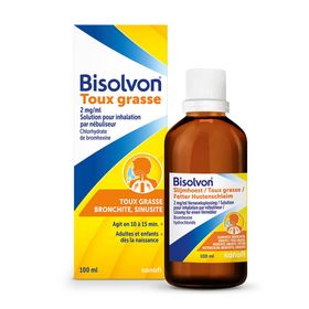 Bisolvon® Toux Grasse 2 mg/ml Solution pour Inhalation par Nébuliseur