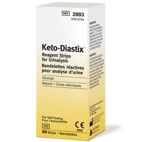 Keto-Diastix Reagent Strips for Urinalysis