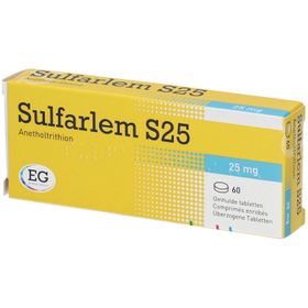 Sulfarlem S 25 mg | Droge Mond