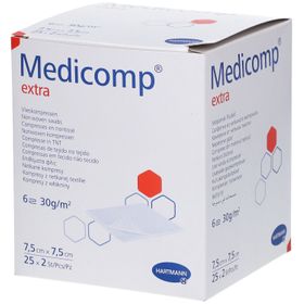 Hartmann Medicomp Steriel Kompres 6 Lagen 7.5 x 7.5cm 421733