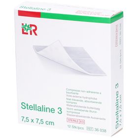 Stellaline 3 Pansement Stérile 7,5X 7,5cm