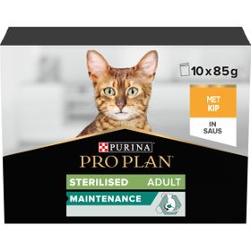 Purina Pro Plan Cat Sterilised Adult Maintenance Kip in saus