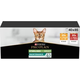 Purina Pro Plan Cat Sterilised Maintenance Beef/Chicken in Sauce
