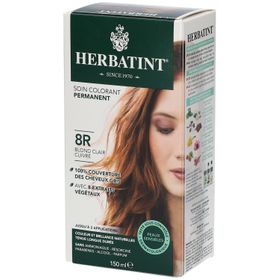 Herbatint Permanente Haarkleuring Licht Koperblond 8R