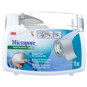 3M Micropore Surgical Tape Dispenser 2,5cmx9,14m 1530-1/D