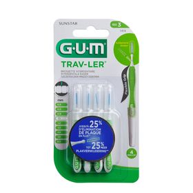 Gum Proxabrush Trav-ler brossette interdentaire 1.1 mm