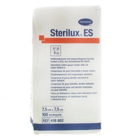 Hartmann Sterilux ES Compresse 8 Plis 7.5 x 7.5cm 418802