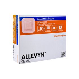 Smith & Nephew Allevyn Classic Klevend Hydrocellulair Verband 7,5 x 7,5 cm 66800009