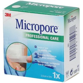 3M Micropore Sparadrap Chirurgical 2.5cm x 5m 1530/2B