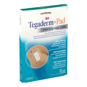 3M Tegaderm + Pad Pansement Transparent Avec Compresse Absorbante 9cm X 10cm 3586P