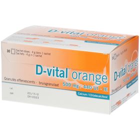 D-Vital 500/440 Orange Calcium